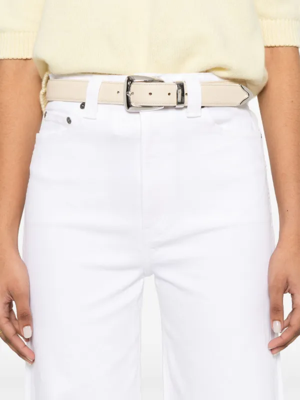 KHAITE Dane Stretch Jeans | White | FARFETCH
