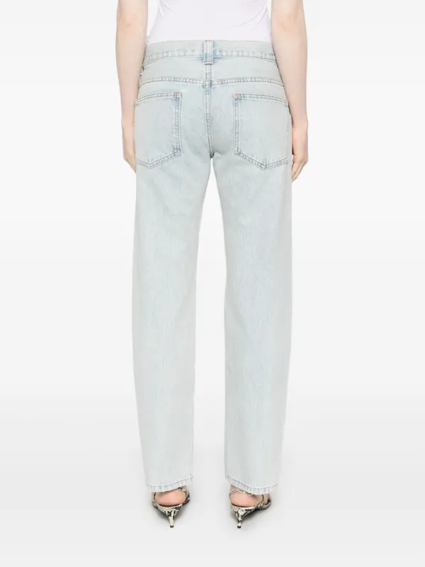 【関税込み】KHAITE ブルー Callum ジーンズ Callum straight jeans in blue - Khaite | Mytheresa