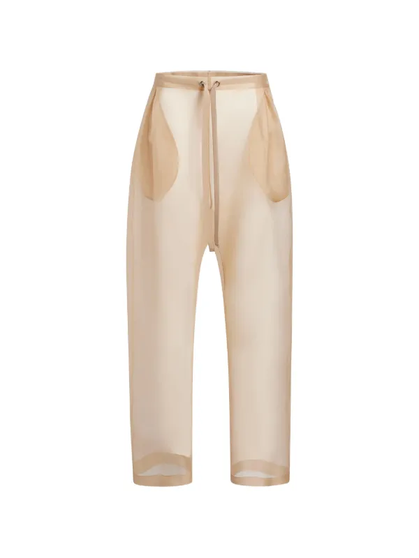 Khaite Trenton Trousers in Neutrals