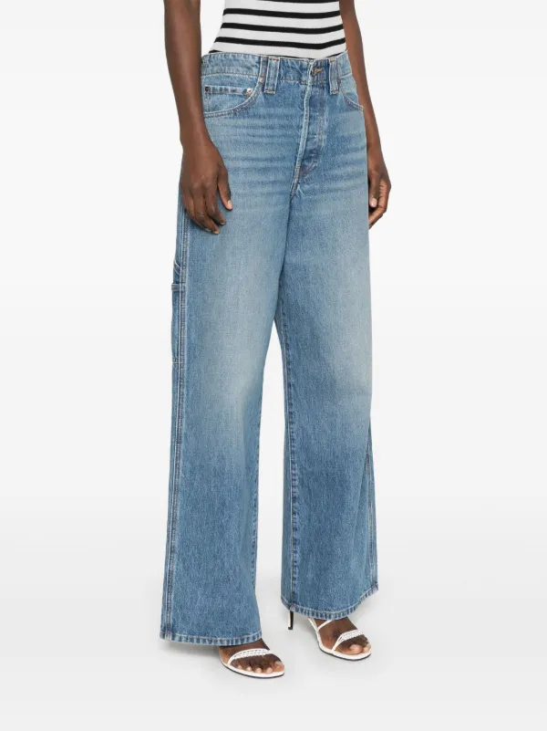 【関税込み】KHAITE ブルー Sowen ジーンズ KHAITE Sowen Jeans | Blue | FARFETCH
