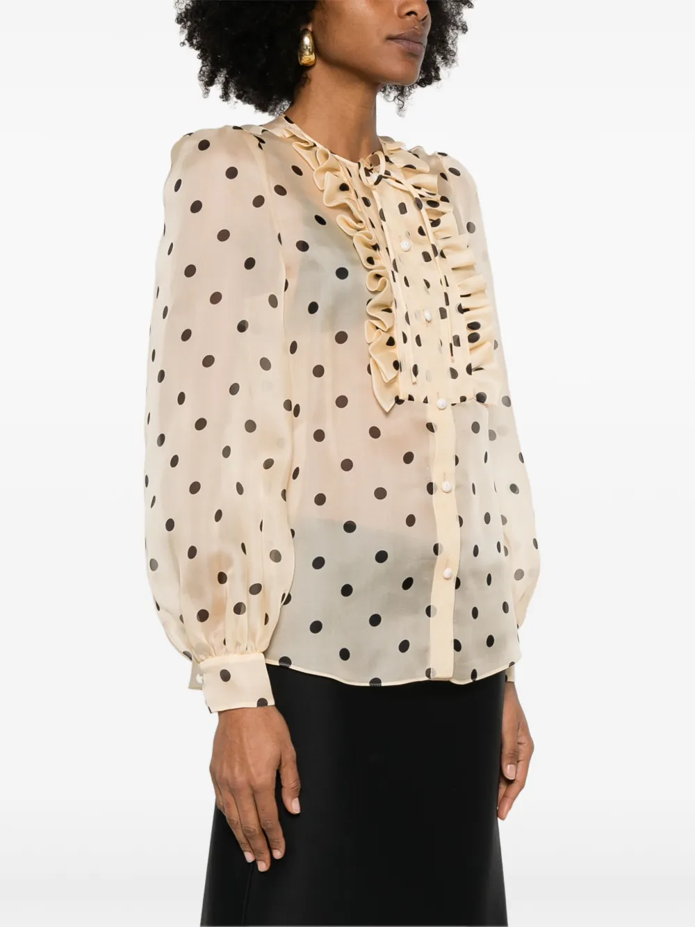 VALENTINO POLKA DOT-PRINT BLOUSE