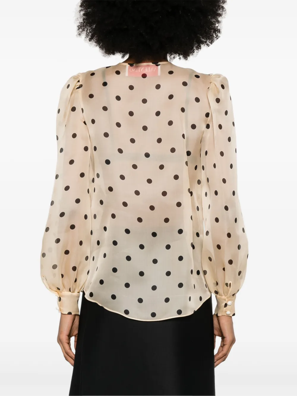 VALENTINO POLKA DOT-PRINT BLOUSE