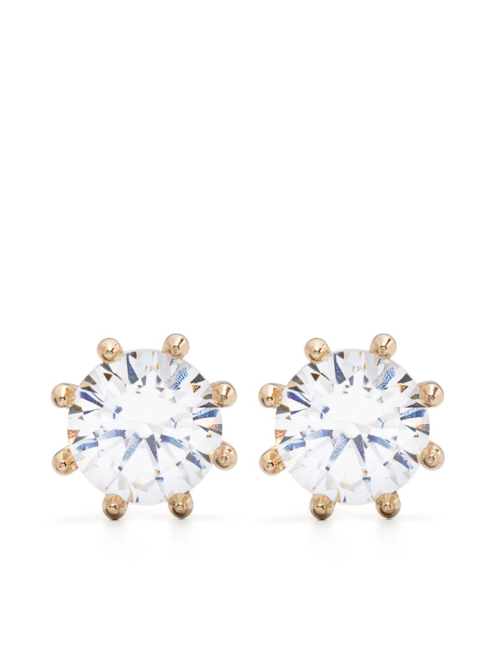 Circle Estate stud earrings