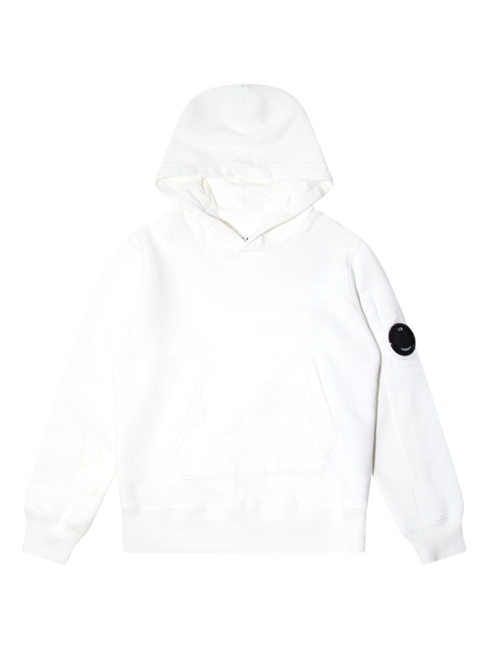 C.P. Company Kids Lens-detail hoodie - White