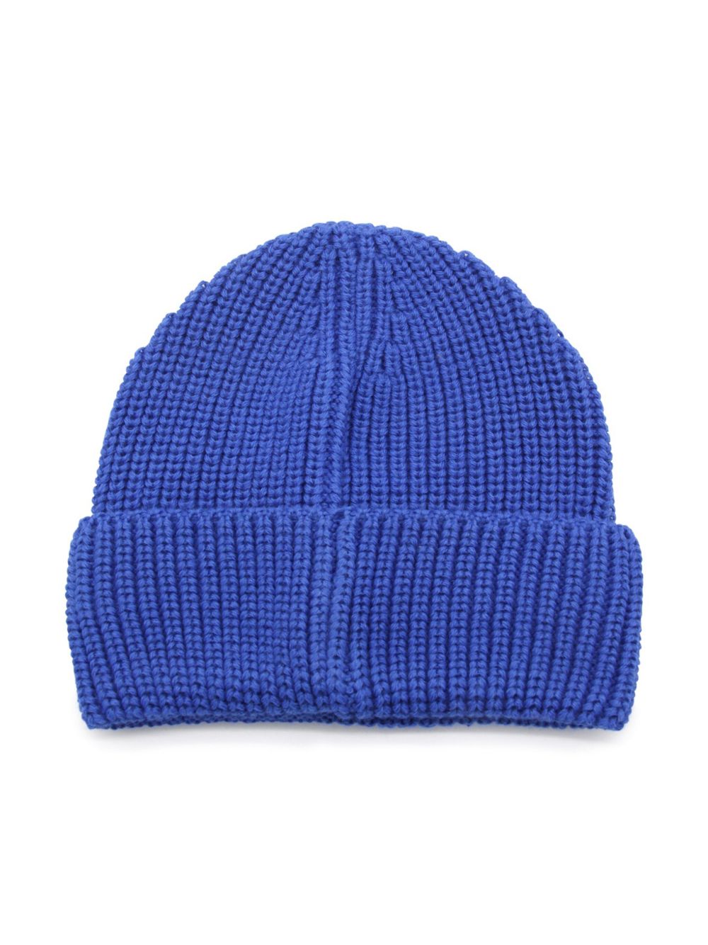 Garment workshop embroidered-logo beanie - Blauw