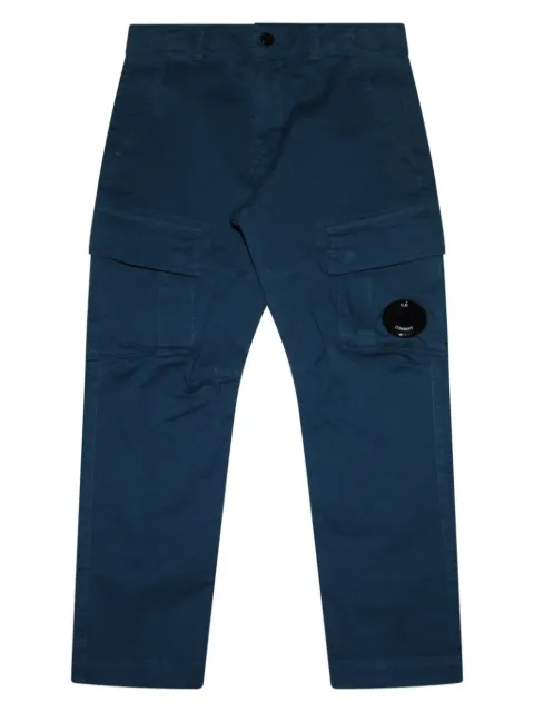 C.P. Company Kids Calça cargo com detalhe Lens