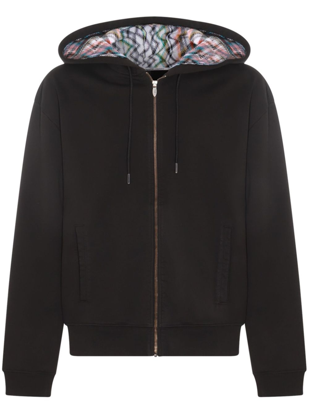 Missoni zigzag cotton hoodie - Black