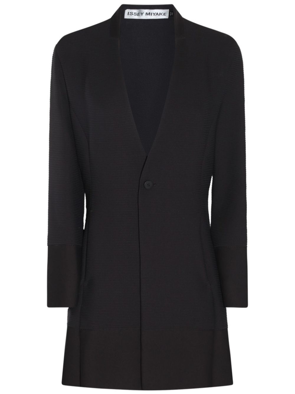 Issey Miyake single-breasted coat - Black