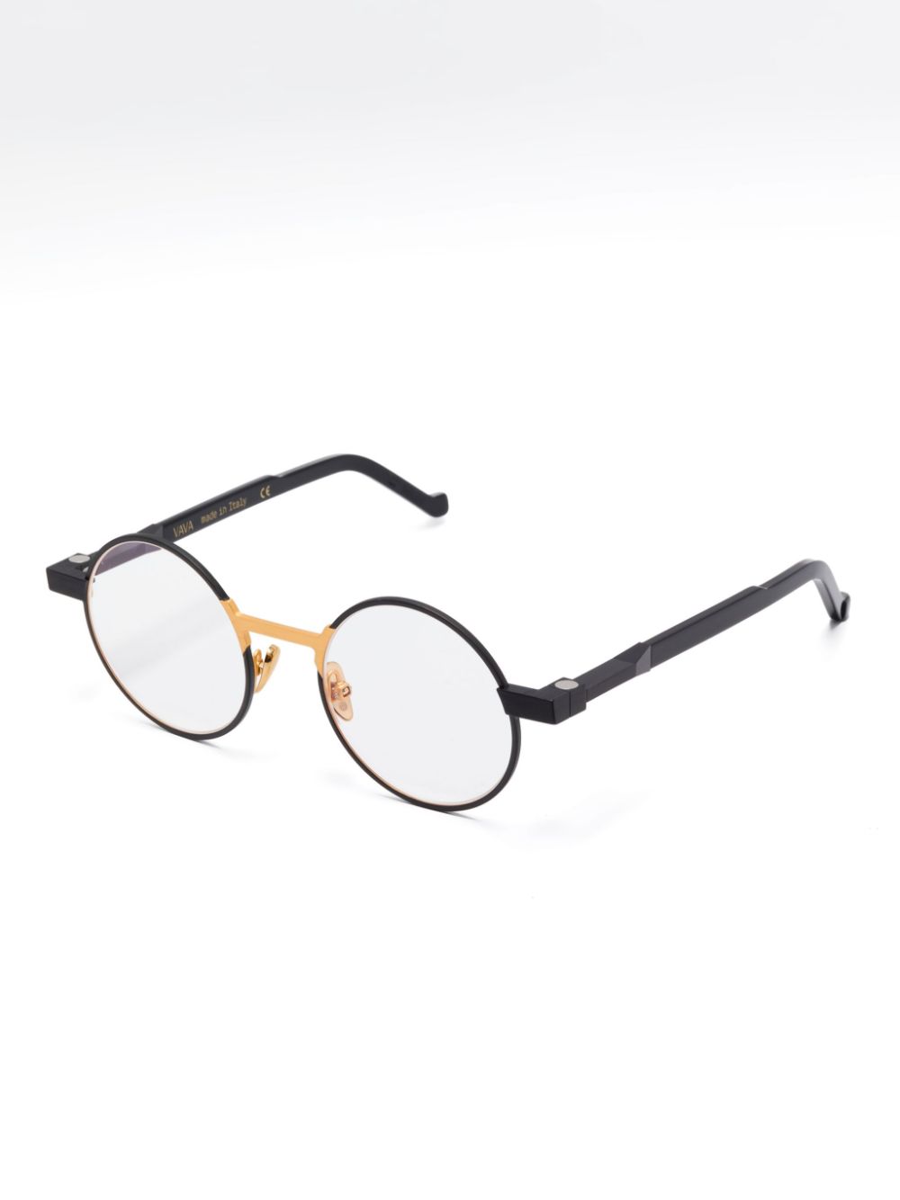 VAVA Eyewear WL0081 bril met rond montuur - Zwart