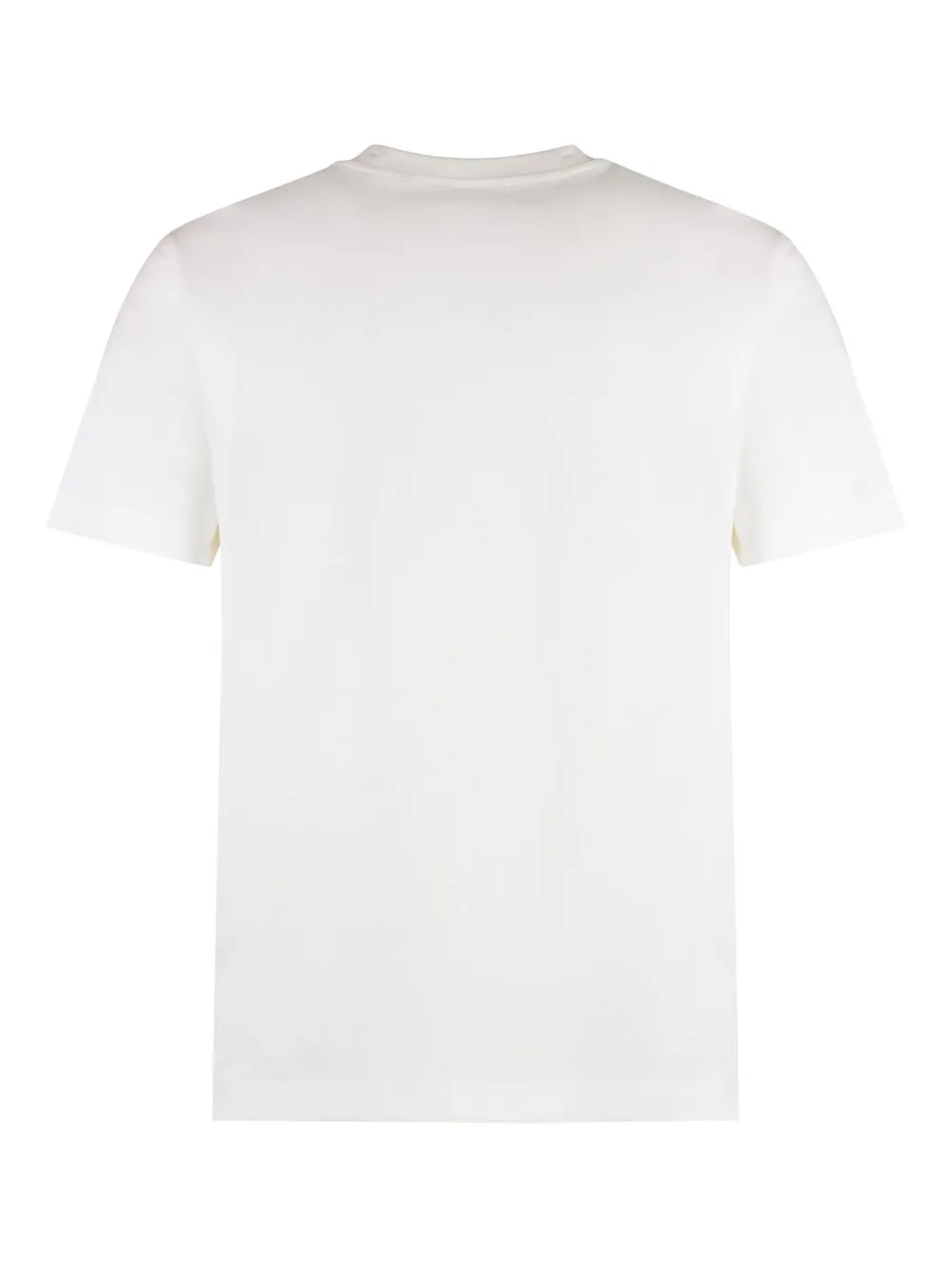 Burberry T-shirt met geborduurd logo - Wit