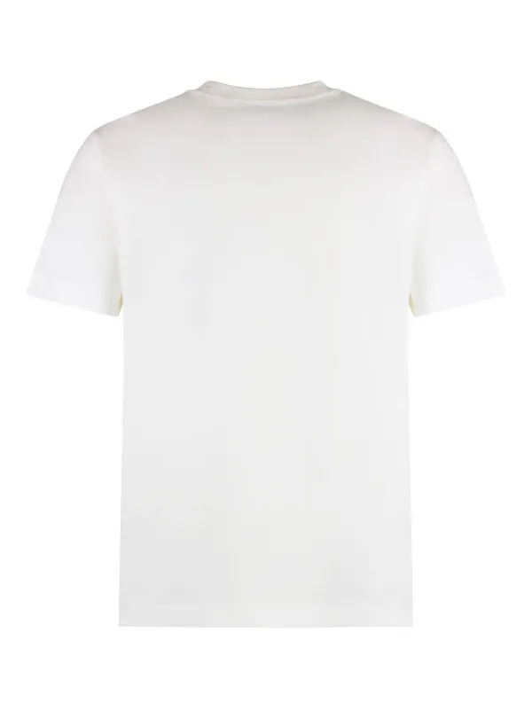 Burberry embroidered-logo T-shirt | White | FARFETCH IN