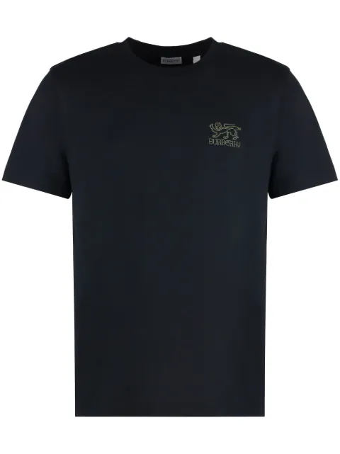 Burberry T-Shirt mit Logo-Stickerei