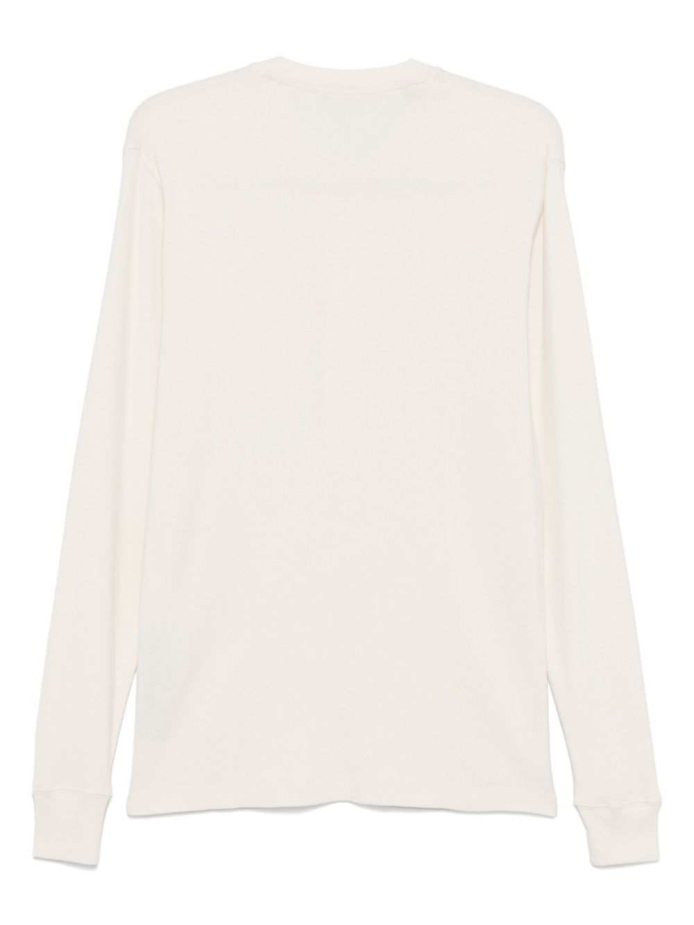 TOM FORD Geribbelde Henley top - Beige