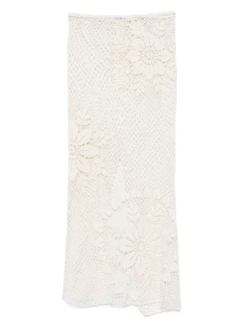 Magda Butrym falda midi de crochet
