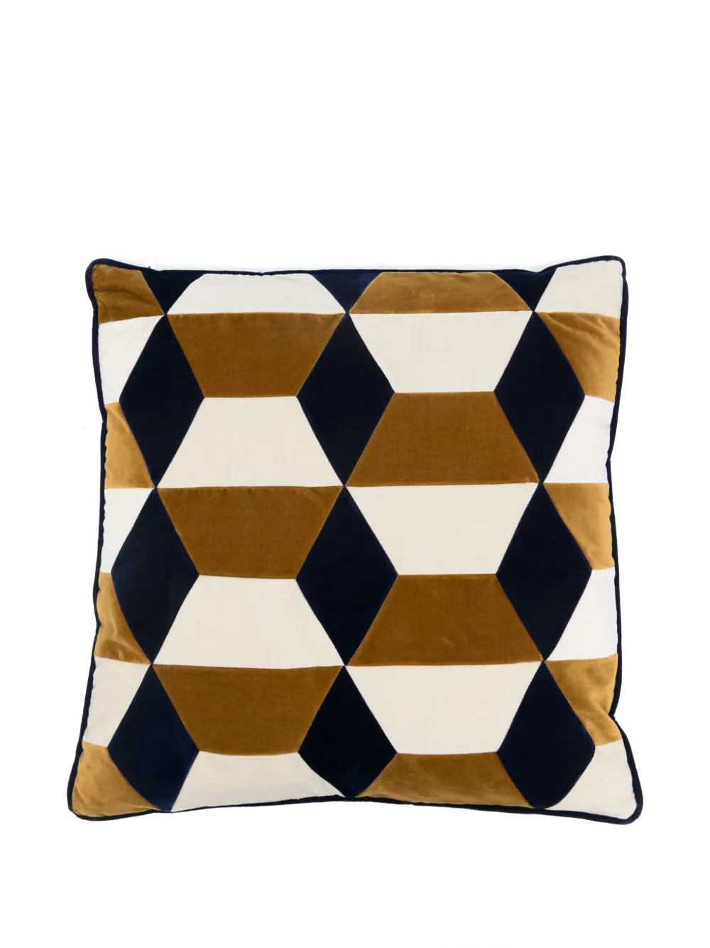 Christina Lundsteen Susan cushion (55cm x 55cm) | Yellow | Image 1