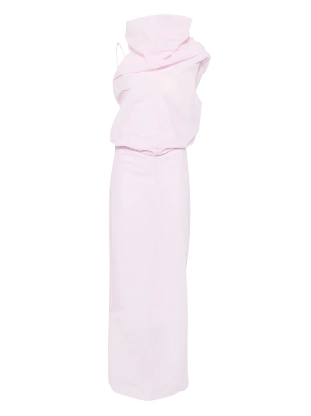 KHAITE Jeanty maxi dress Roze