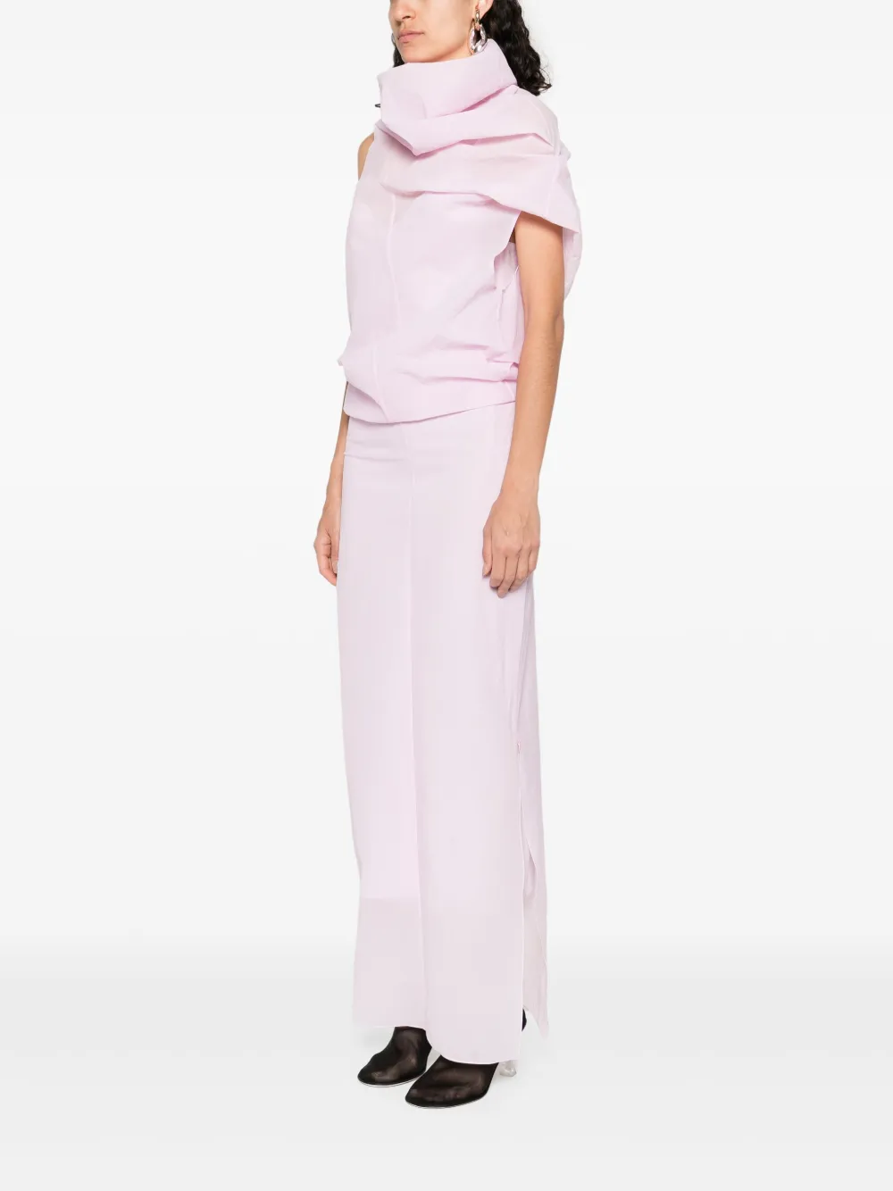 KHAITE Jeanty maxi-jurk Roze