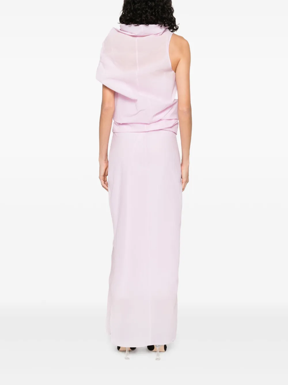 KHAITE Jeanty maxi-jurk Roze