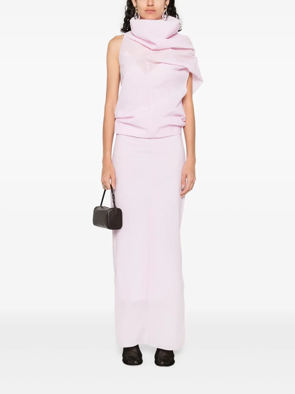 KHAITE Jeanty maxi dress - Roze
