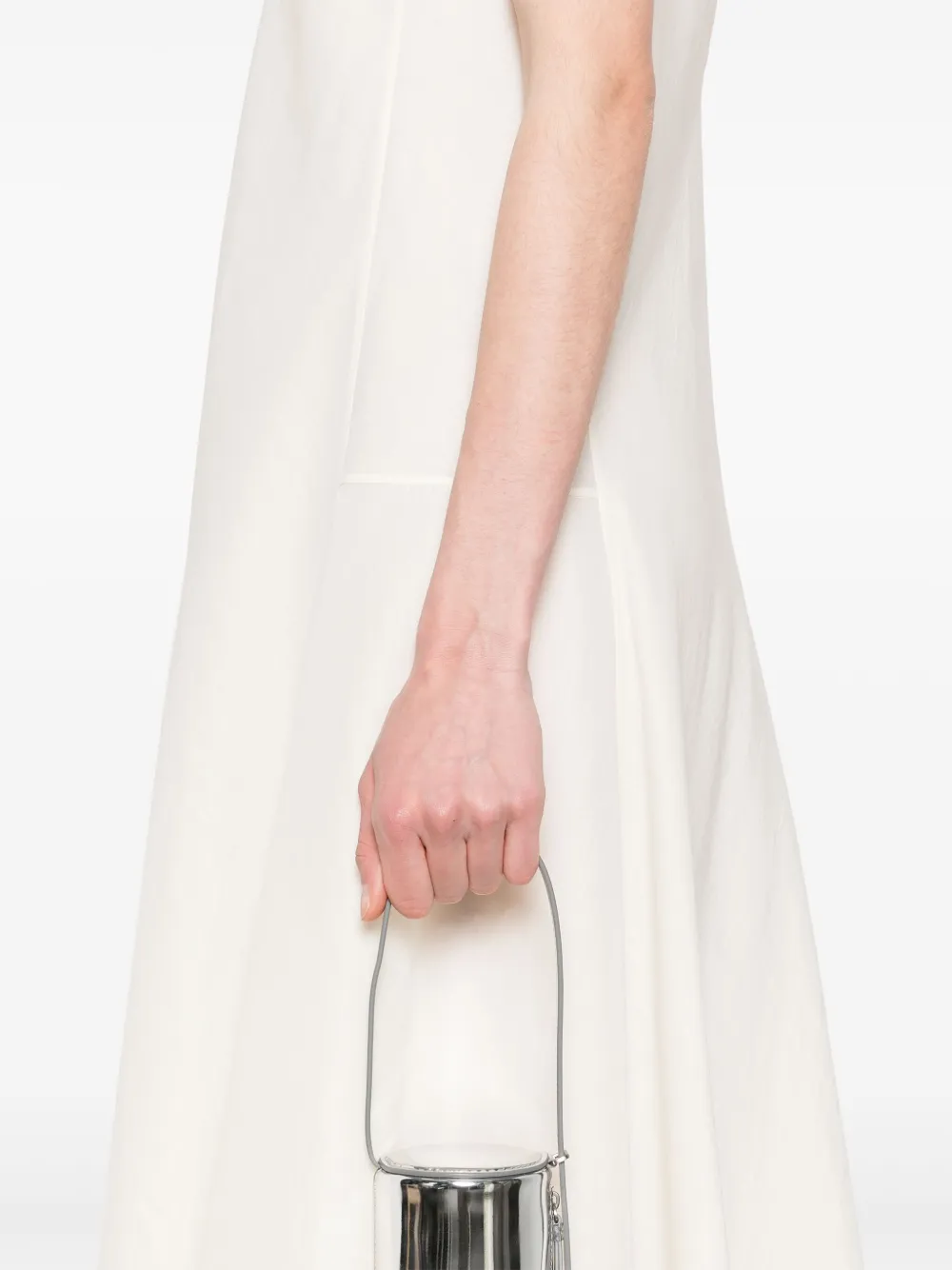 KHAITE Mellie midi-jurk Beige
