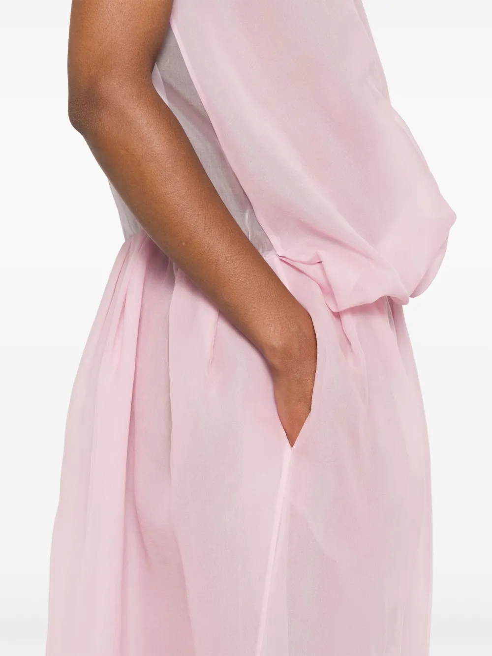 KHAITE Noah jurk Roze