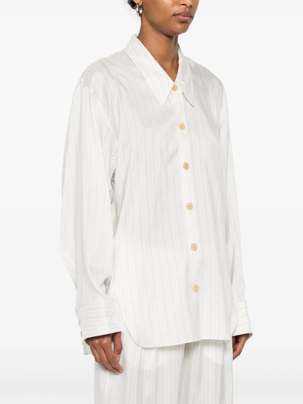 KHAITE Herschel blouse Wit