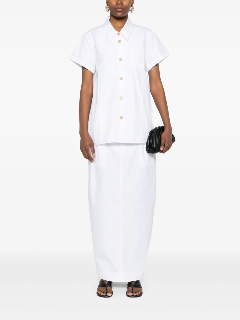 KHAITE Keefe shirt - Wit