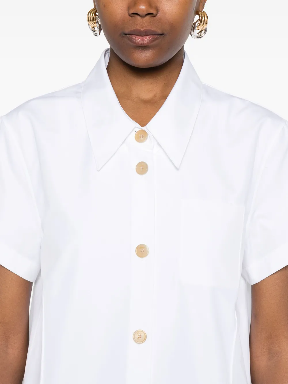 KHAITE Keefe blouse Wit