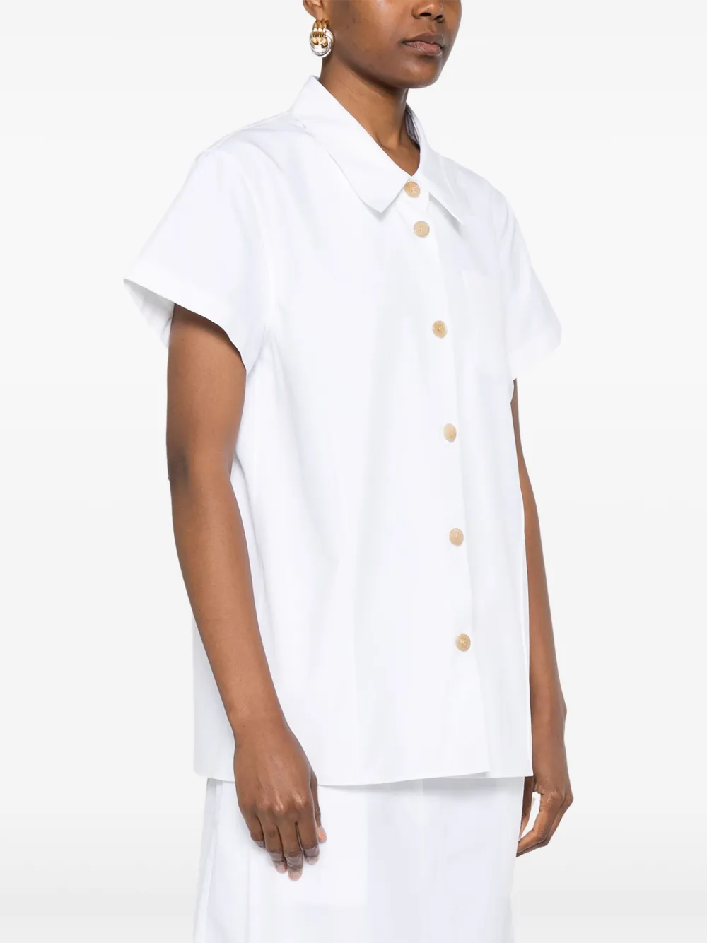 KHAITE Keefe blouse Wit