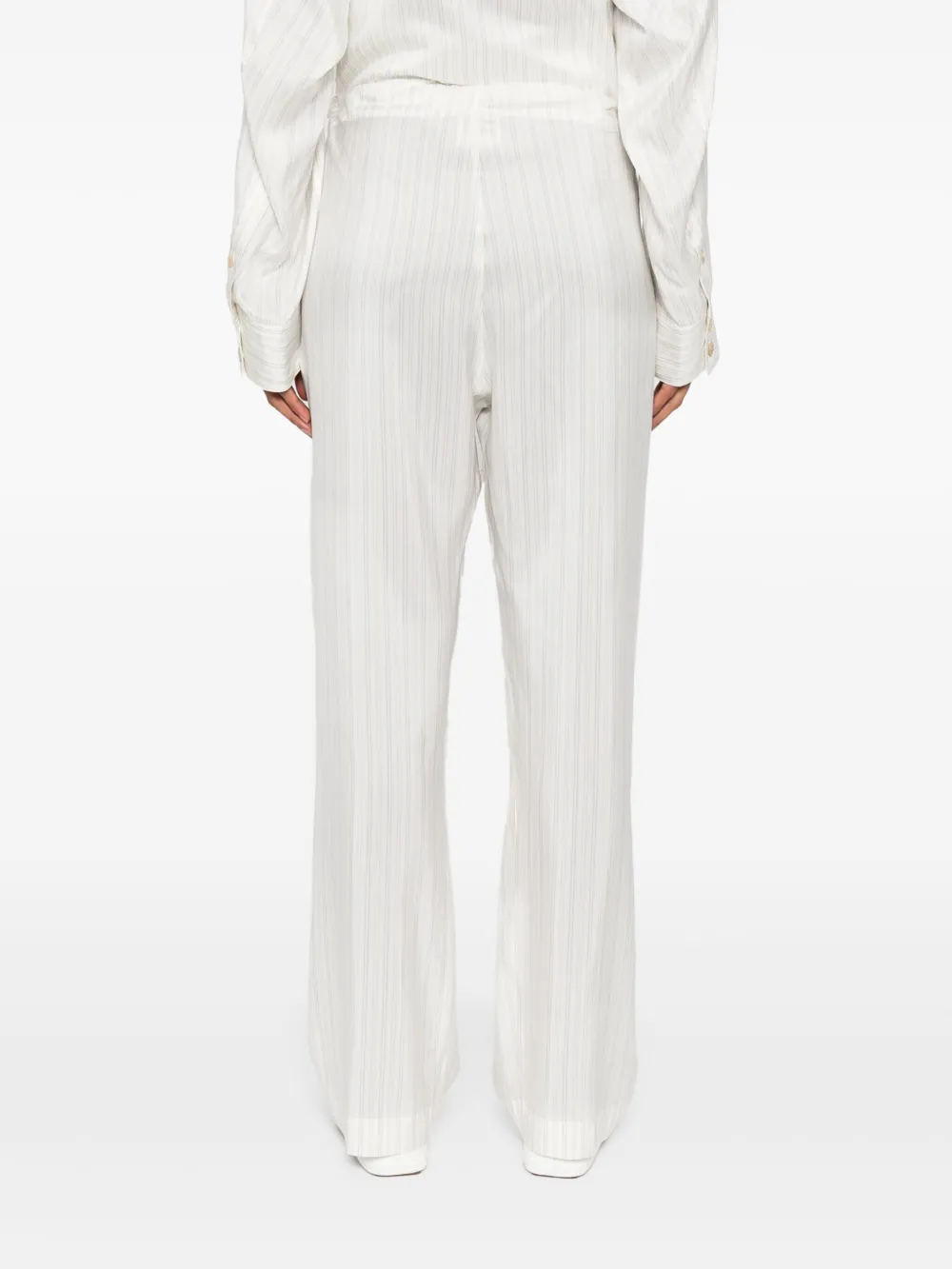 KHAITE Trenton broek Wit
