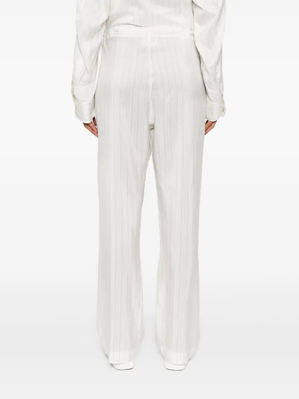 KHAITE Trenton Trousers | White | FARFETCH JO