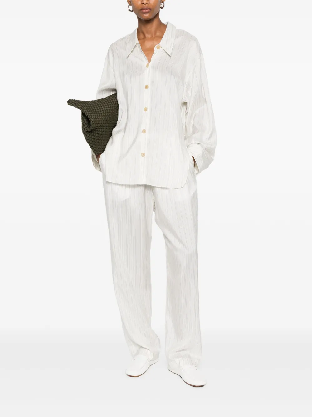 KHAITE Trenton trousers - Wit