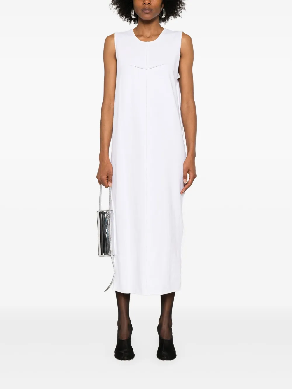 KHAITE Hal midi-jurk - Wit