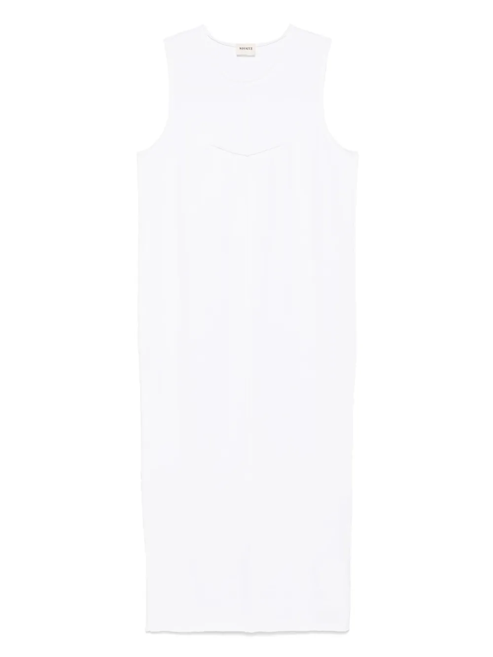 KHAITE Hal midi-jurk Wit