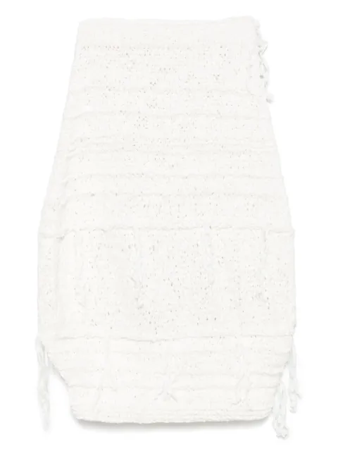 KHAITE Inna midi skirt