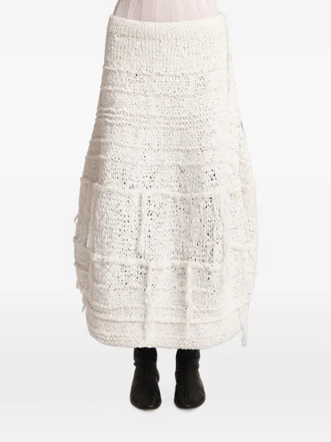 KHAITE Inna midi skirt