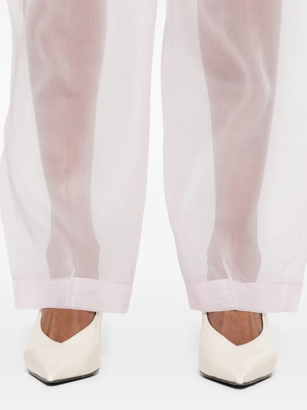 KHAITE Trenton broek Paars
