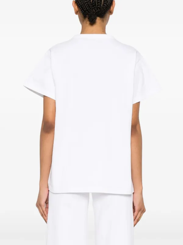 【関税込み】KHAITE ホワイト Maeve Tシャツ Maeve T-shirt in White Multi – KHAITE