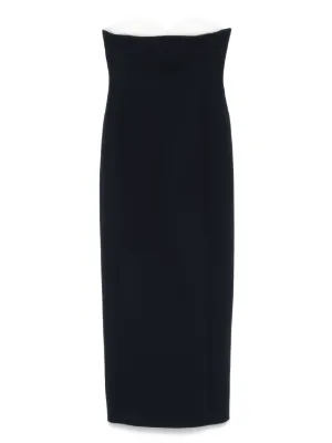 black strapless pencil dress Julie Strapless Dress Black – KNYT STUDIOS main image 1
