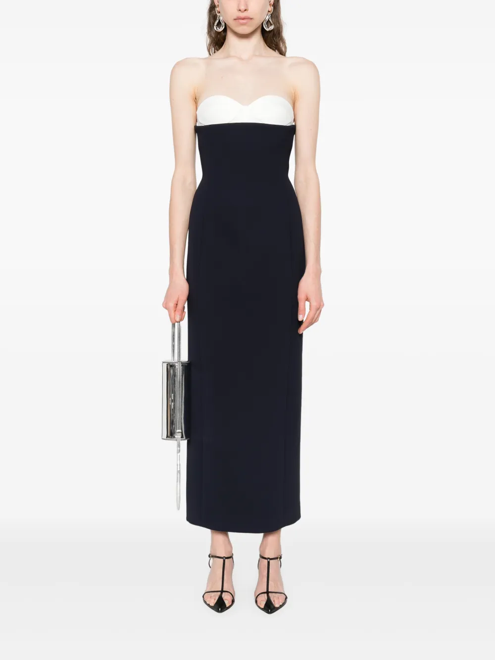 KHAITE Yael maxi-jurk - Blauw