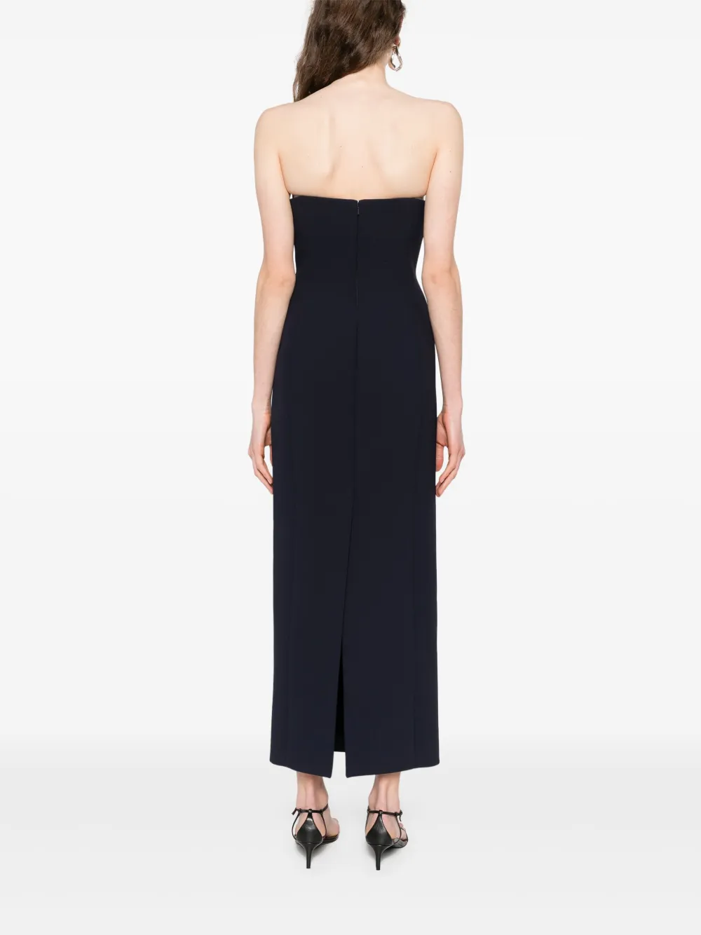 KHAITE Yael maxi-jurk Blauw