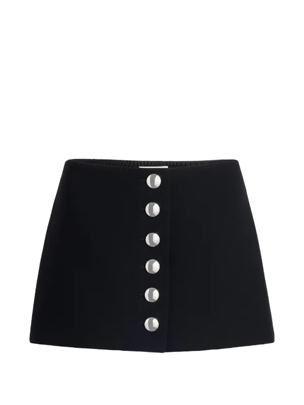 Khaite Jaxon Miniskirt in Black
