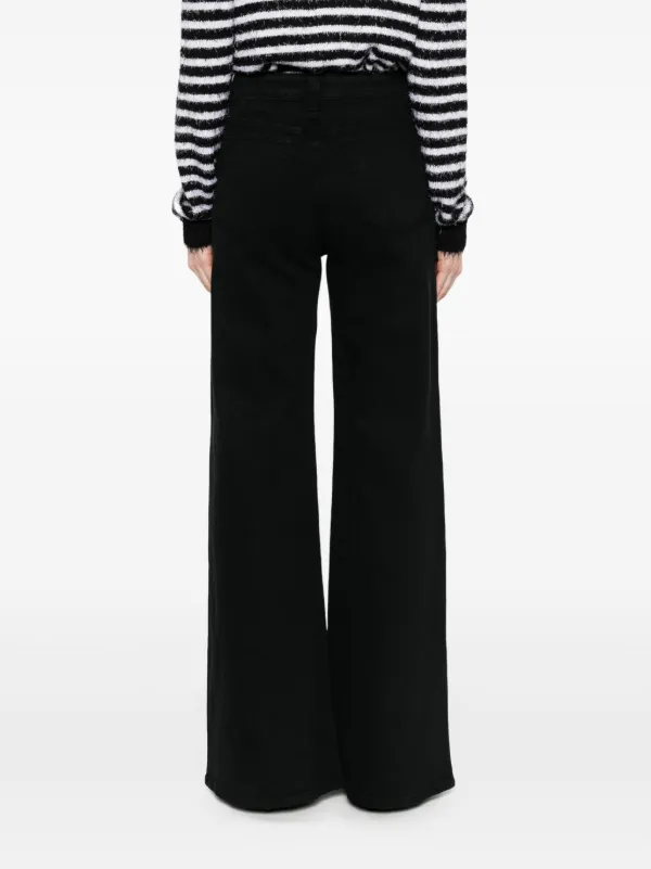 VIP【関税送料無料】希少 KHAITE BLACK COTTON JEANS Khaite Danielle High-Rise Straight-Leg Jeans | Saks Fifth Avenue