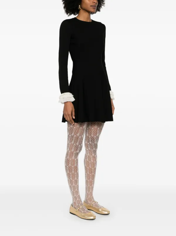 valentino knit dress Valentino Garavani Crochet Knit Maxi Dress