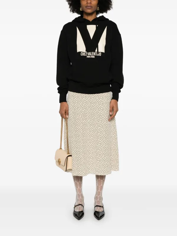 パーカー・フーディ FW25 VALENTINO Garavani Chez Valentino Sweatshirt Black Valentino Garavani Chez Hoodie | Black | FARFETCH