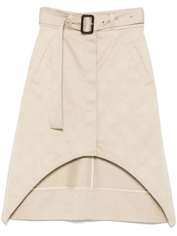 Givenchy モノグラム 72 スカート | ニュートラル | FARFETCH JP