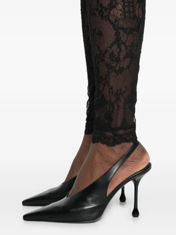 パンツ GIVENCHY LEGGINGS IN LACE CHANDELIER Givenchy Leggings in Chandelier Lace BLACK Small - Pants