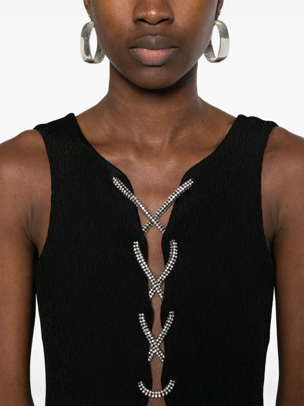 Givenchy Avondjurk met veters Zwart