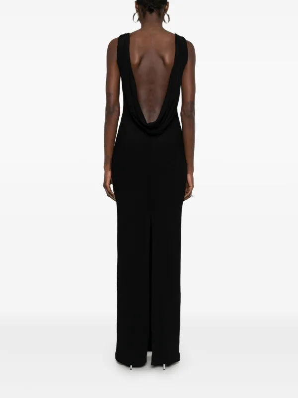 Givenchy Abito Da Sera Con Lacci Nero FARFETCH IT