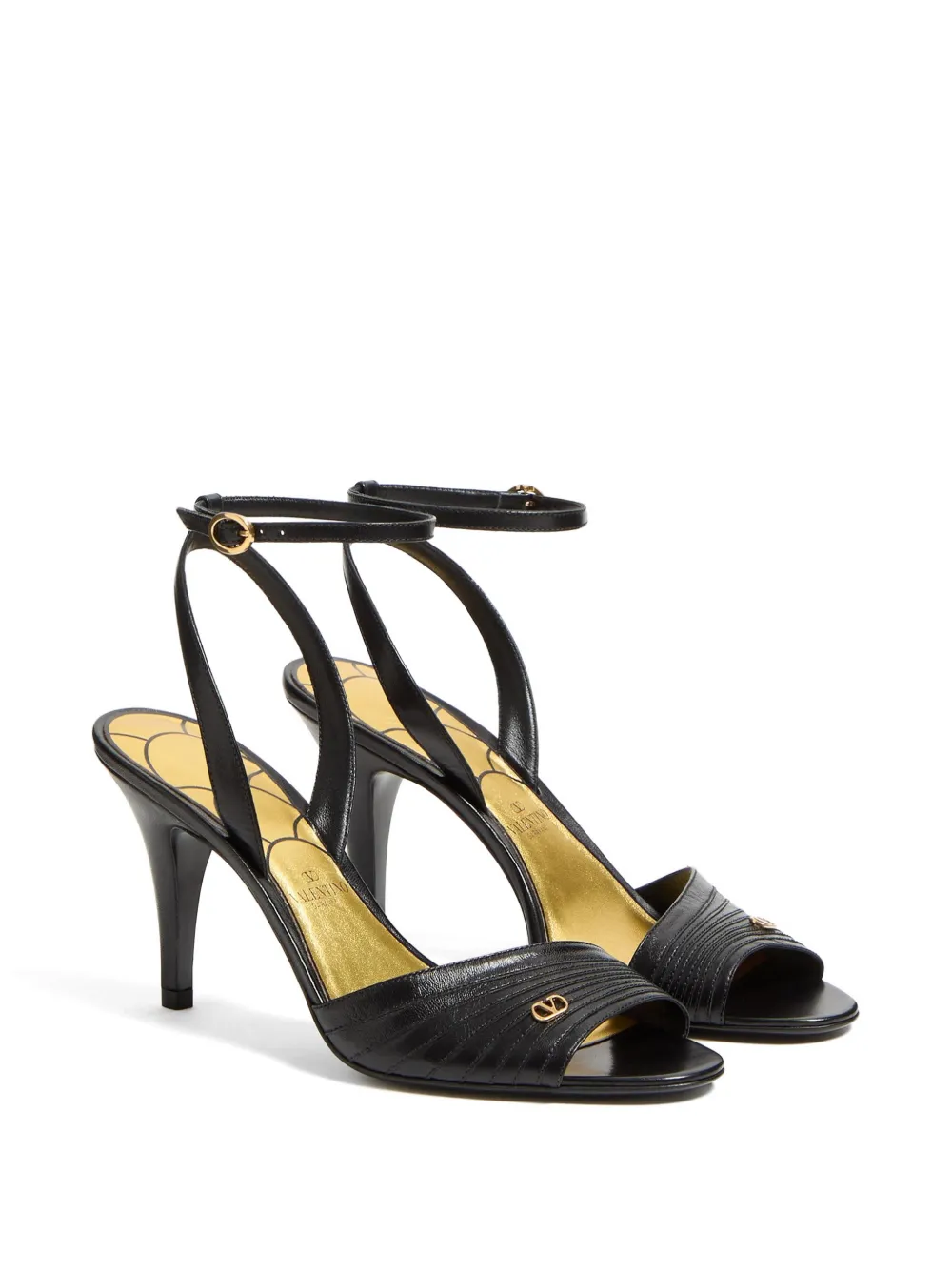 Valentino Garavani 85 mm Ladycrush sandalen Zwart